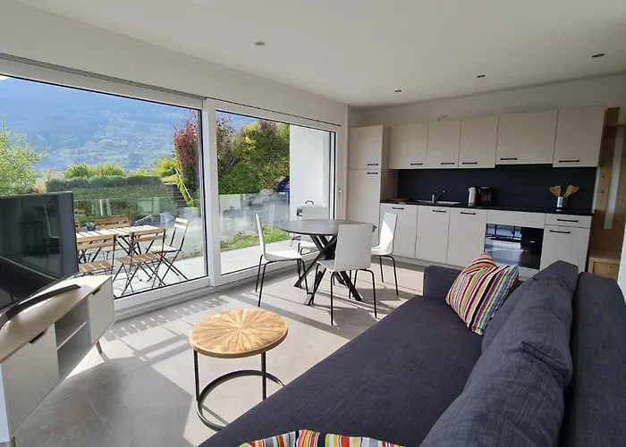 Perle Des Alpes 2 Appart 1 Studio Max 7 Pers Minimum 2 Nuits * Savièse